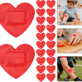 thumbnail image 7 of QARUN 2026 New Hydrocolloid Heart Bandages,Self-Adhesive,Breathable - 30 Sheets for Cuts,Scrapes,Blisters,Minor Wounds,First Aid, 7 of 7
