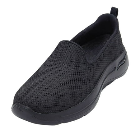 

kamemir Womens Shoes Casual Women s Comfort Low Vamp Slip On Sneaker(Black 6.5)