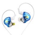 thumbnail image 4 of Matsuzay Auriculares con cable portátiles de 1,2 m, Cable de fibra colorido, auriculares HiFi para escuchar música, ver vídeos, ver llamadas de voz, Cables de audio/vídeo Azul, 4 of 6