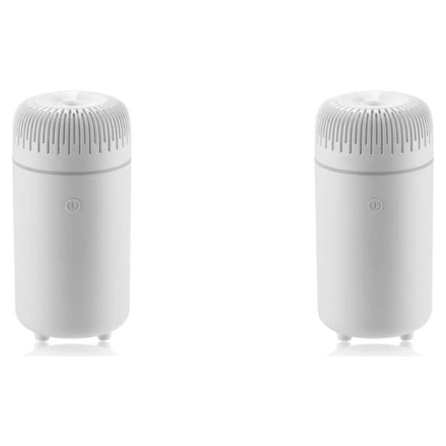 Wosthever La máquina de aromaterapia montada en el coche mejora el estado de ánimo disfruta del aire fresco fácil de humidificar para alejar blanco 69*69*139mm 2Conjunto
