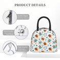 thumbnail image 4 of Fotbe Various Turtle Pattern Lunch Bag, Insulated Lunch Box, Small Leakproof Cooler Food Lunch Containers Reusable High Capacity Lunch Tote Bags for Work, Travel, Outdoor, 4 of 6