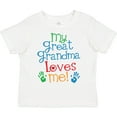 thumbnail image 3 of Inktastic My Great Grandma Loves Me for Grandson Boys or Girls Toddler T-Shirt, 3 of 5