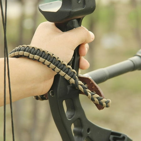 LYUMO Compound Bow Rope Archery Bow Wrist Sling Adjustable Braided Cord Rope Hunting For Compound Bow archery Bow Sling