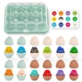 thumbnail image 5 of Battat Sort & Match Eggs Color & Shape Plastic Sorter Set Educational Puzzle Play for 18 Months +, 5 of 8