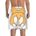 thumbnail image 3 of Naloa Prince Corgi Dog Men's Beach Shorts, Surfing shorts, Swim trunks, Quick Dry Swim Trunks for Surfing Beach Fun - XX-Large, 3 of 9