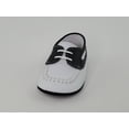 thumbnail image 5 of Infant, Boys Shoes, Napa White Leather and Black Moc Pre-walker Shoes, 5 of 15