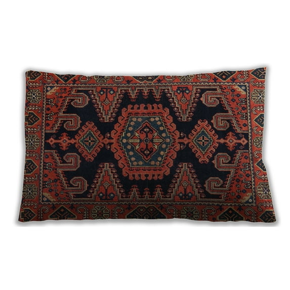 Ahgly Company Outdoor Rectangular Traditional Lumbar Throw Pillow, 13 inch by 19 inch