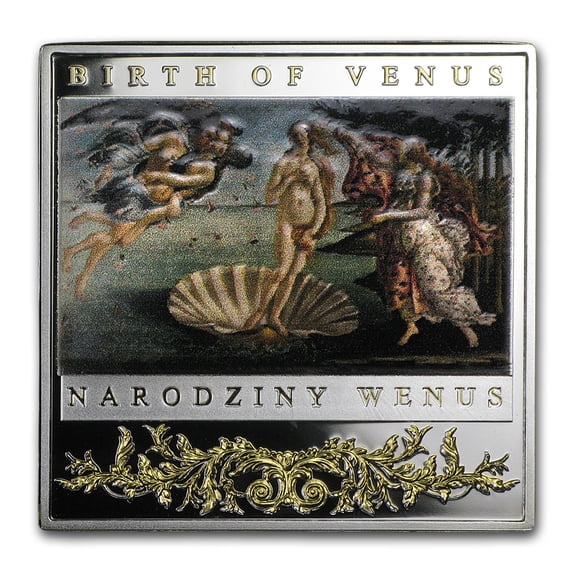 2014 Niue Silver Renaissance Masterpieces (Birth of Venus)