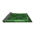 thumbnail image 2 of Ahgly Company Indoor Rectangle Oriental Emerald Green Traditional Area Rugs, 7' x 10', 2 of 4