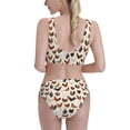 thumbnail image 3 of Picia Funny Chicken Women's High Waisted Bikini Scoop Neck Swimsuit Two Pieces Bathing Suit-Large, 3 of 8