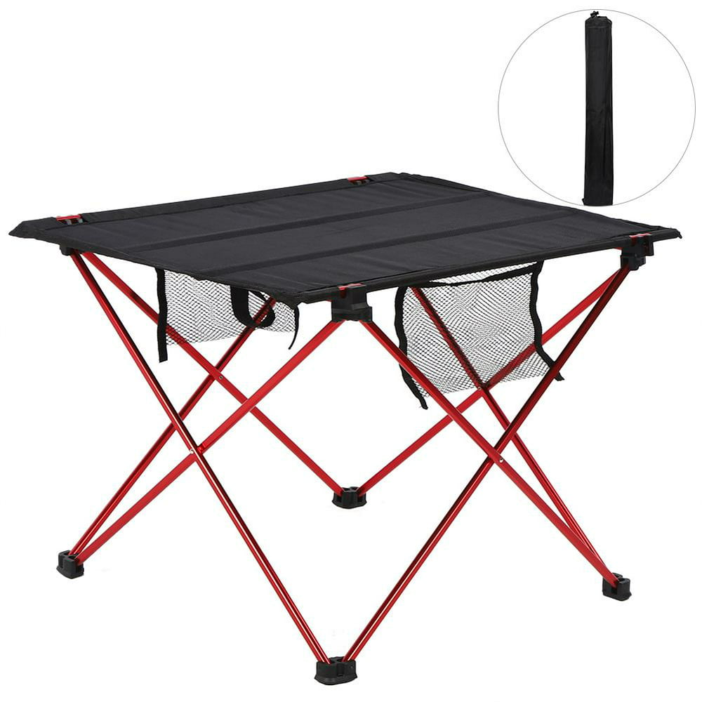 Tebru With Mesh Bag Folding Grill Table, Stable Durable Aluminum Tube ...