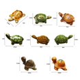 thumbnail image 6 of Guiexla Turtle Ornament Mini Feng Shui Money Tortoise Figurine Ceramic Turtle Statue for Bonsai Fish Tank Decoration, 6 of 8