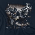 thumbnail image 2 of Batman Arkham Knight Grapple Women's T Shirt, Navy, Small, 2 of 6