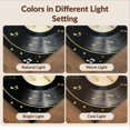 thumbnail image 7 of Design&I 5'x7' Ultra Soft Area Rug, Circle Retro Vinyl Record Vintage Music Note Grooved Disc Motif None Fluffy Washable Non Shedding for Bedroom Living Room Home Office, 7 of 7