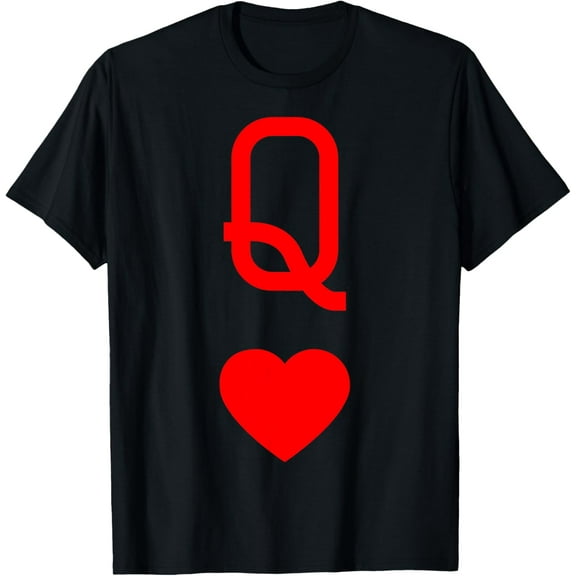 Poker Queen Gambling Casino Card Game Hand Fold T-Shirt