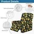 thumbnail image 5 of FOR U DESIGNS Lemon Leaf Print Recliner Chair Covers with Arms, Polyester Lazy Boy Recliner Covers Anti-Slip Living Room Chair Protector Slipcover for Pet,Kids, 5 of 8