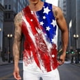 thumbnail image 2 of ZRBYWB Summer Tank Top Mens Summer Independence Day Printed Tank Tops Vest Sleeveless Top Vacation Summer Tops, 2 of 6