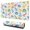 White Cartoon Colorful-1, variant on Long Mouse Pads for Desk,White Cartoon Colorful Dinosaurs Pattern Desk Mats on Top Of Desks, Desk Mouse Pad Extra Large with 3mm Non-Slip Base and Stitched Edge for Gaming,Office,Work,Home 31.5"x11.8"