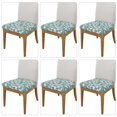 thumbnail image 2 of Uemuo Floral Pattern Waterproof Square Couch Cushion Covers, Magic Sofa Covers Washable, Stretch Sofa Seat Cushion Slipcovers, 2 of 9