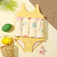 thumbnail image 4 of Uccdo 2-6Y Little Boys Girls Sleeveless Rashguard One-piece Float Swimsuits Buoyancy Bathing Suit, 4 of 5