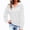White, variant on Women’s Waffle Lapel Button Sweatshirt Oversized Long Sleeve Pullover Sweatshirt Fall Loose Fits Casual Layered Tops