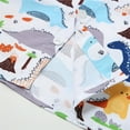 thumbnail image 6 of Toddler Boys Short Sleeve Dinosaur Cartoon Prints T Shirt Tops Shorts Child Kids Gentleman Outfits Features, 6 of 6