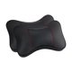 thumbnail image 3 of 2 piezas de almohada para el cuello del coche de cuero PU, accesorios para automóviles, diseño ergonómico y transpirable. Negro, 3 of 9