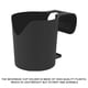 thumbnail image 3 of Portavasos para piscina, estante de almacenamiento sin perforaciones, reutilizable para bebidas, negro, 3 of 4