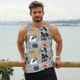 thumbnail image 5 of Rocae Dog for Men's Workout Tank Top Men's Running Tank Top Dry Fit Athletic Workout Tank Tops4X-Large, 5 of 9