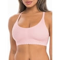 thumbnail image 2 of No Boundaries Junior's Wire-Free Bonded Racerback Bra, Sizes XS-XXXL, 2 of 3
