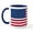 White/Navy Inside, variant on CafePress - American Flag Mug Mugs - 11 oz Ceramic Mug - Novelty Coffee Tea Cup