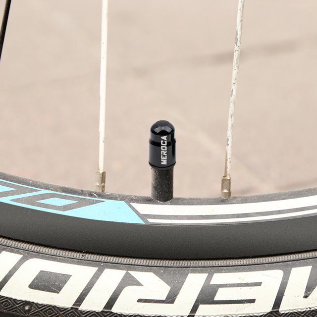 Bicicleta 2 tapas de vástago de Ndcxsfigh válvula de de aluminio para de carretera MTB (negro americano)