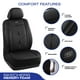 thumbnail image 3 of Fundas de asiento de coche impermeables de piel sintética de lujo de Skechers, 3 of 7
