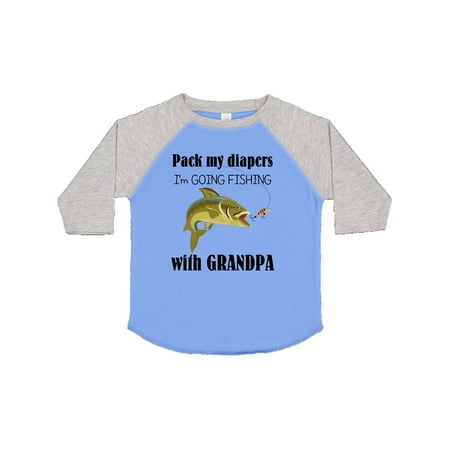 

Inktastic Going Fishing with Grandpa Gift Toddler Boy or Toddler Girl T-Shirt