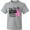 AC-Heather Grey, variant on Inktastic Our Family Fights Together Breast Cancer Awareness Youth T-Shirt