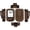 Brow, variant on Premium Fitted Leather Case with Screen Protector, Belt Clip,Carabiner (Including a Neck Lanyard) for Freestyle Libre 2/ Freestyle 3/Freestyle Libre 14 Day/Freestyle Libre