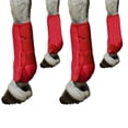 thumbnail image 1 of Juego de envolturas para piernas Shamjiam equipo ecuestre transpirable de protección 4 rojo, 1 of 8