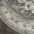 thumbnail image 4 of Nourison Concerto Farmhouse Grey/Ivory 7'10" x round Area Rug, (8 Round), 4 of 8