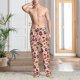 thumbnail image 2 of Fotbe rock music Skull record Pantalones de Pijama para Hombre, Pantalones de Dormir, Pantalones de Casa con Cintura Ajustable y Bolsillos-XX-Large, 2 of 6