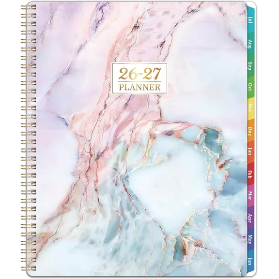 2026-2027 Planner - Academic Planner Weekly and Monthly, 2026-2027 Planners 8.5''x11'', Weekly Monthly Planners with Colorful Tabs, Inner Pocket