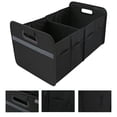 thumbnail image 4 of NFTIGB Car Trunk Organizer 55L High Capacity Folding Car Storage Box Oxford Cloth Automotive Cargo Storage Container for SUV Truck, 13x11x2.7 Inches / 33x28x7 cm, Black, 4 of 5
