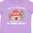 thumbnail image 4 of Inktastic Book My Reservation I'm Going to My Nana and Papa's House Boys or Girls Toddler T-Shirt, 4 of 5