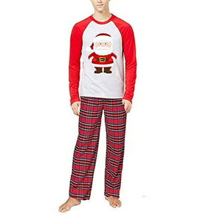 

Tregren Matching Family Christmas Pajamas Set Santa Printed Sleepwear Xmas Holiday Nightwear Pjs