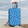 thumbnail image 7 of Naloa Blue Maple Leaf Elastic Suitcase Protector, Travel Suitcase Protector Cover Fits 18-32in Suitcase(No luggage included)-Small, 7 of 7