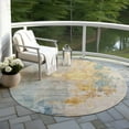 thumbnail image 6 of Addison Rugs Chantille Indoor/Outdoor Transitional Abstract Linen Washable Round Rug, 8' x 8', 6 of 6