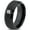 Black Bevel Tungsten, variant on Tungsten New Mexico The Land of Enchantment State Band Ring 8mm Men Women Comfort Fit Black Dome Brushed Polished