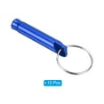 thumbnail image 3 of Uxcell Safety Whistle, Aluminum Outdoor Survival Whistle for Hiking, Blue 12 Pack, 3 of 5