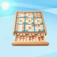 thumbnail image 3 of KAKOWELY number puzzle game board 1 Set Wooden Kids Numbers Puzzle Educational Playing Game Logical Development Reasoning Training Toy for Boys Girls (Random Color), 3 of 4