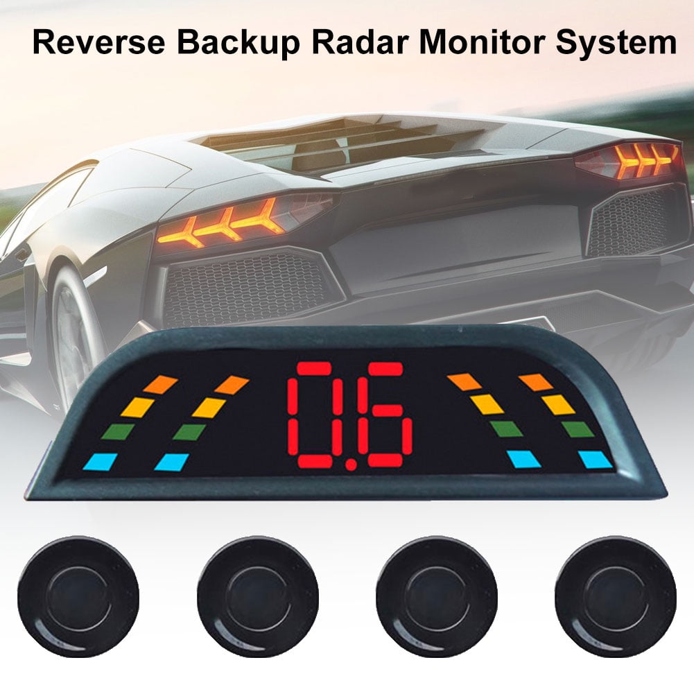 Farfi Car Truck Parking Reverse LED Display Radars Detector Monitor