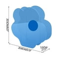thumbnail image 2 of RKSTN Acrylic Vase Blue, 2 of 2